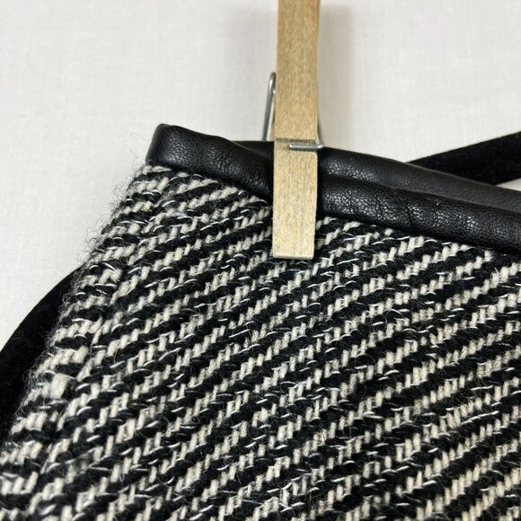 Calvin Klein Tweed Wool Blend Pencil Skirt Womens 4 Professional Punk Streetwear - Picture 3 of 12